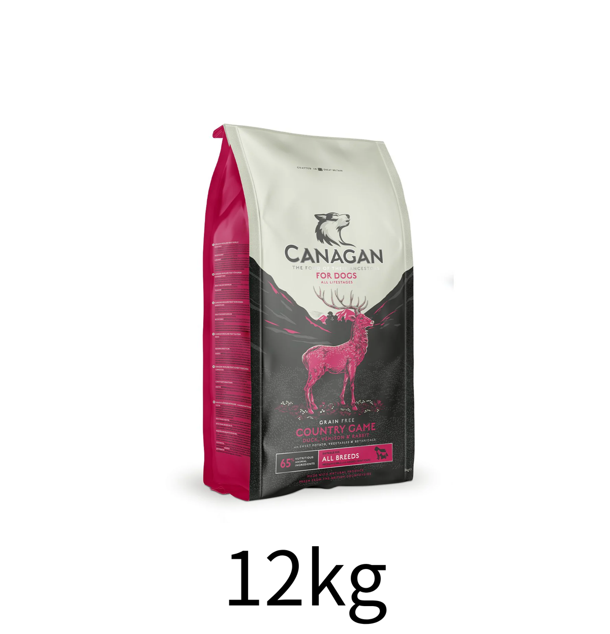Canagan | 無穀物田園野味狗乾糧（原粒）12kg