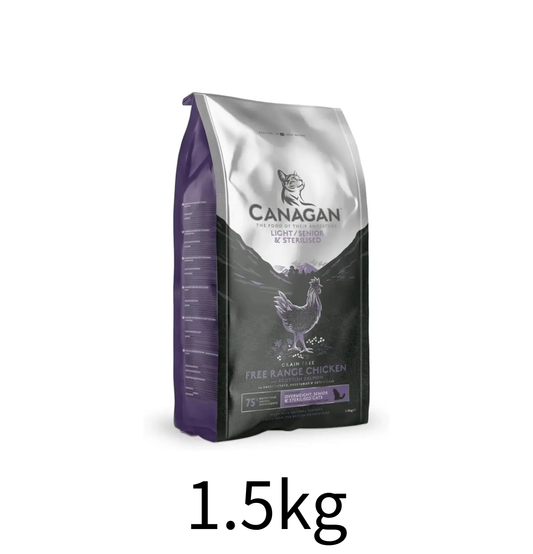 Canagan | 無穀物老貓減肥老貓糧 1.5kg