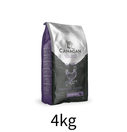 Canagan | 無穀物老貓減肥老貓糧 4kg
