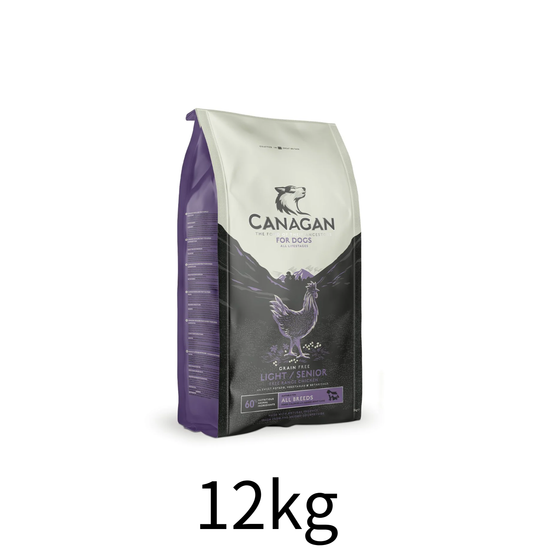 Canagan | 無穀物走地雞老犬糧 12kg