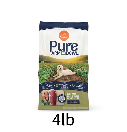 Canidae | Pure 無穀物天際成犬配方 (鴨肉&甜薯)狗乾糧 4lb