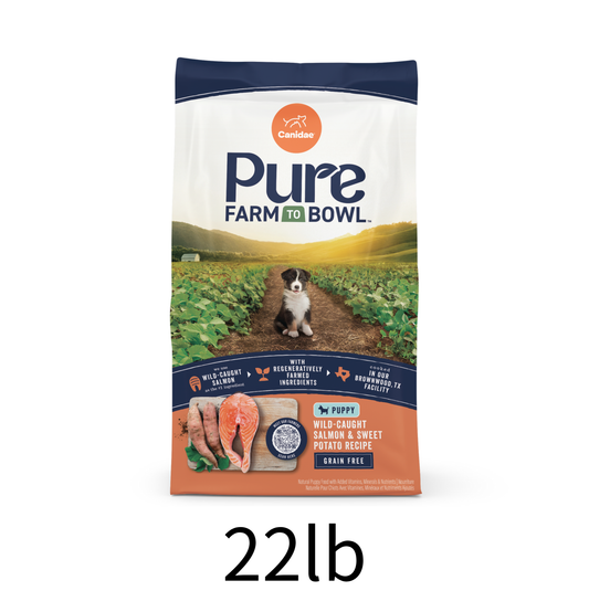 Canidae | Pure 無穀物幼犬配方 (三文魚&甜薯)狗乾糧 22lb