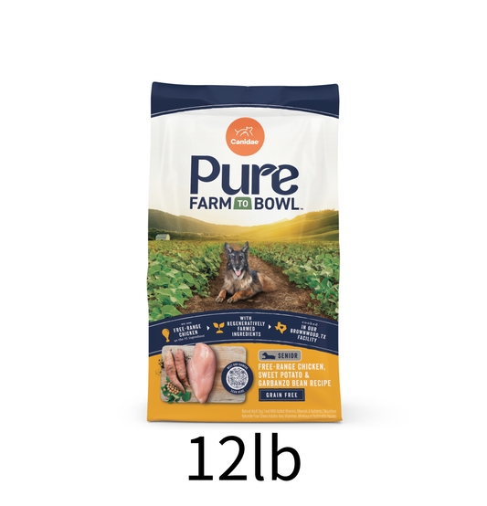 Canidae | Pure 無穀物老年犬配方 (雞肉&甜薯)狗乾糧 12lb