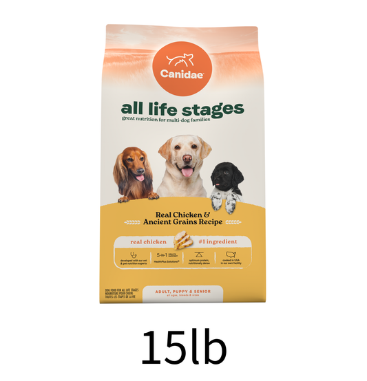 Canidae | 雞肉+糙米全犬狗乾糧 15lb