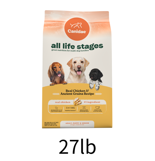 Canidae | 雞肉+糙米全犬狗乾糧 27lb