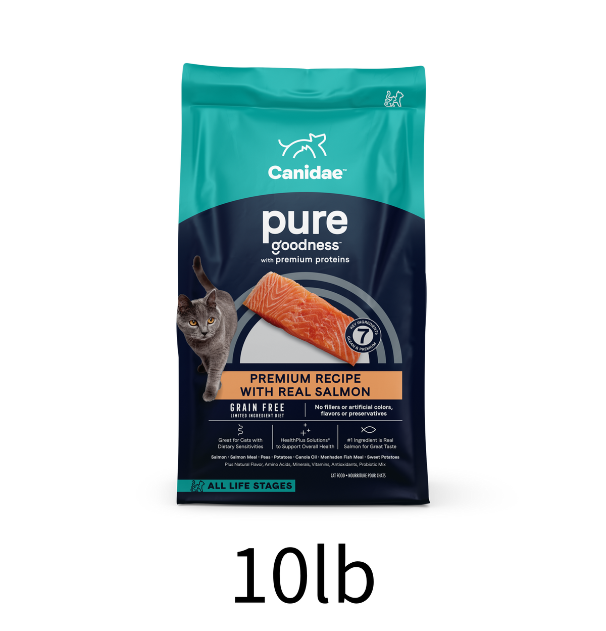 Canidae | 無穀物三文魚貓乾糧 10lb