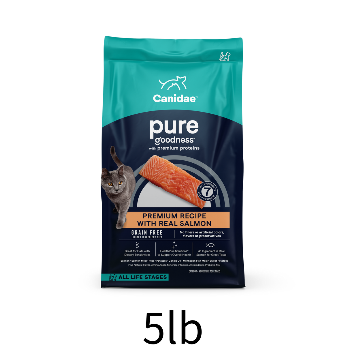 Canidae | 無穀物三文魚貓乾糧 5lb