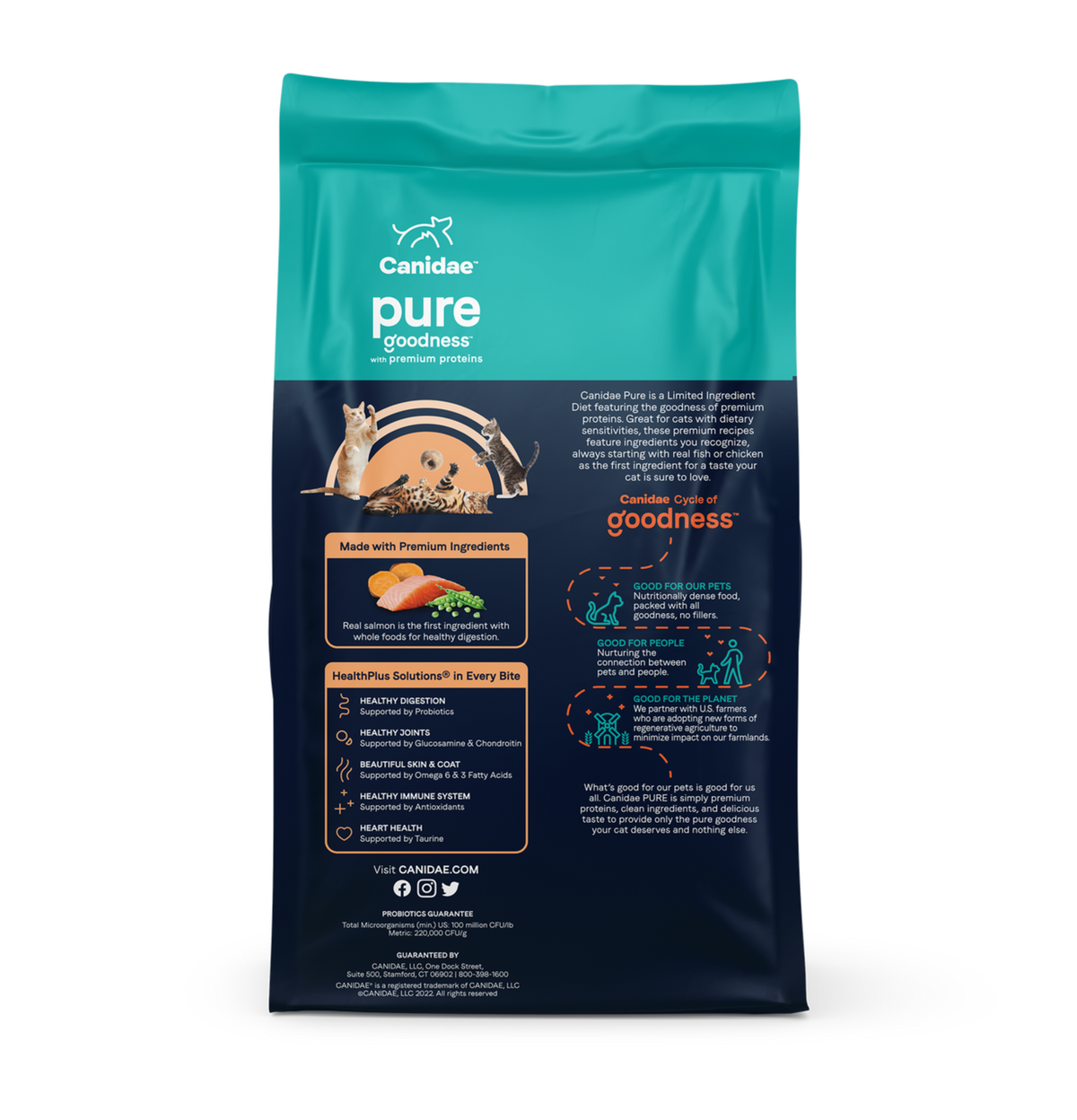 Canidae | 無穀物三文魚貓乾糧 5lb