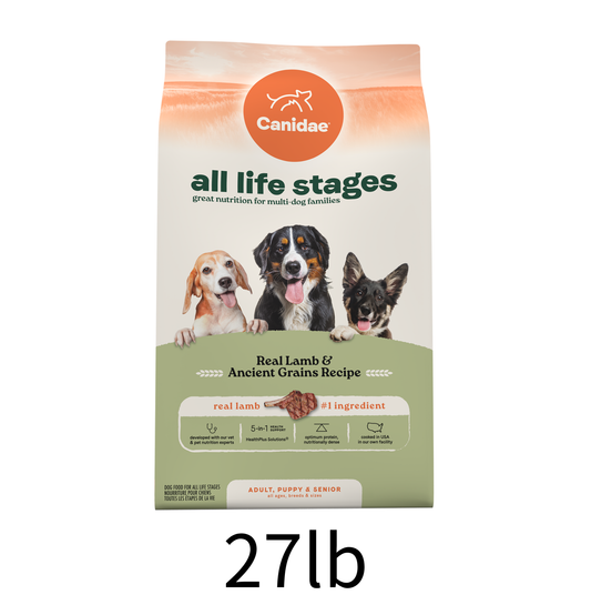Canidae | 羊肉+糙米全犬狗乾糧 27lb