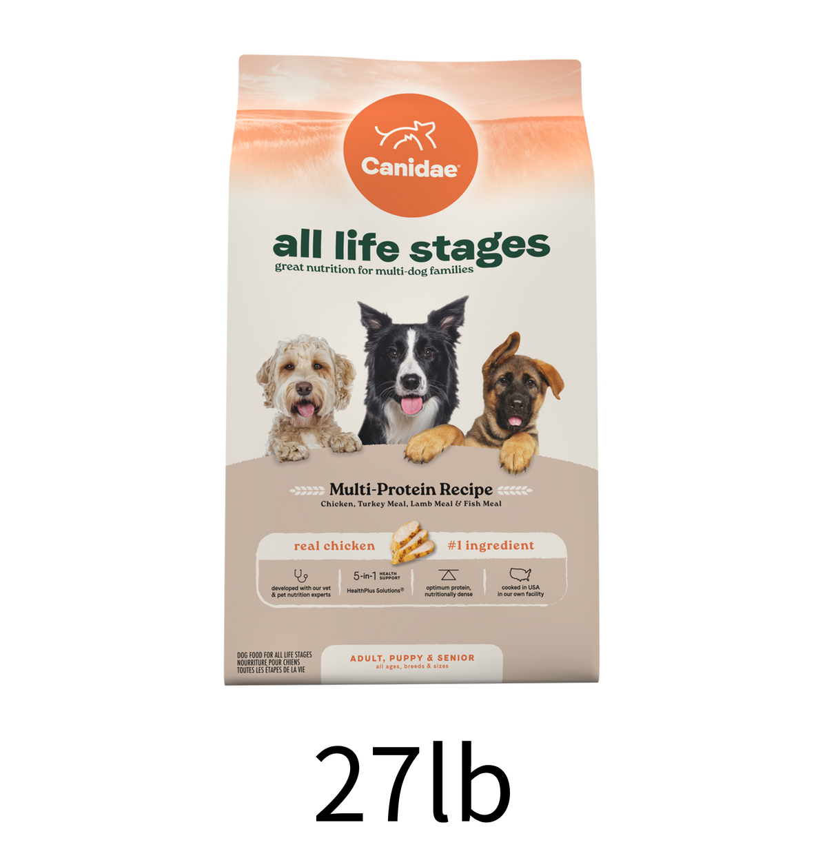Canidae | 原味全犬狗乾糧 27lb