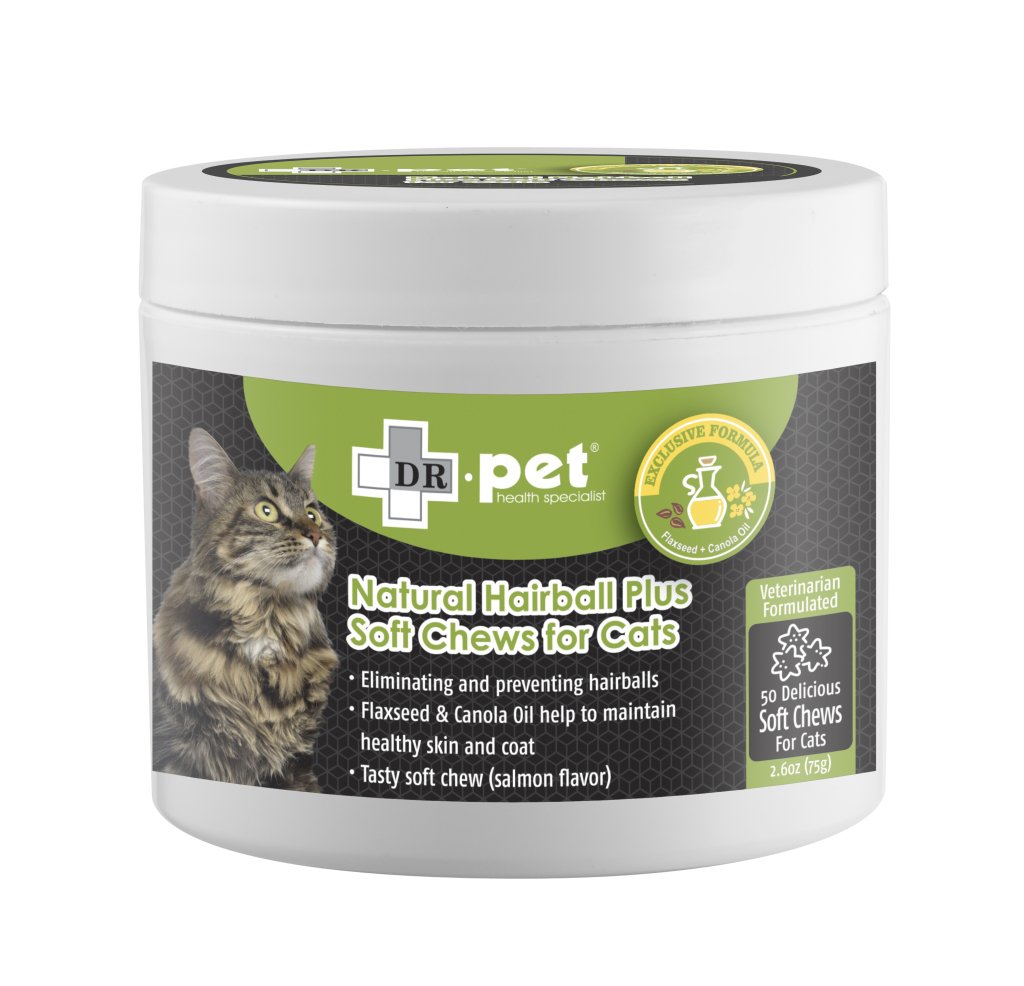 Dr. Pet | 去毛球天然肉粒 50粒 （貓食用） - Lantau Pet