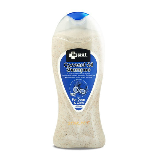 Dr. Pet | 椰子核桃油潔毛液 480ml （貓狗適用）（新舊包裝隨機發放）