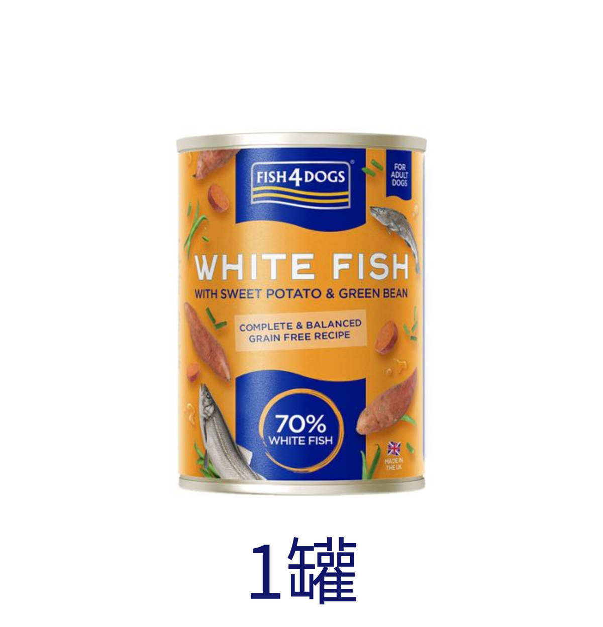 Fish4Dogs | 全配方深海魚主食狗罐頭 395g - 1罐