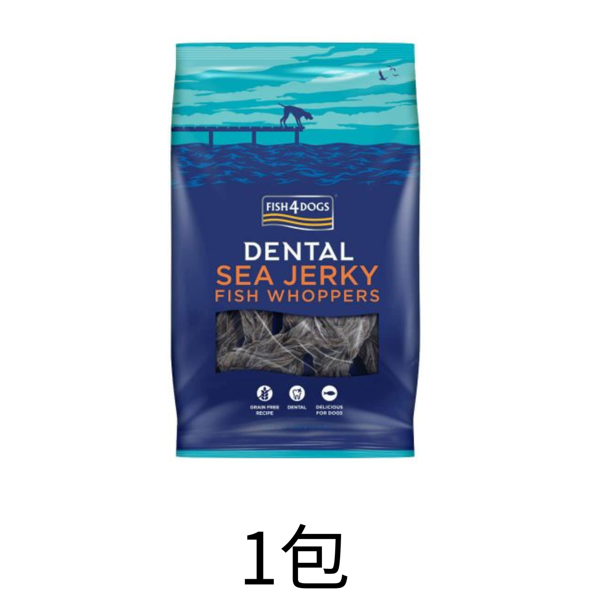 Fish4Dogs | 純魚皮薄片 100g - Lantau Pet