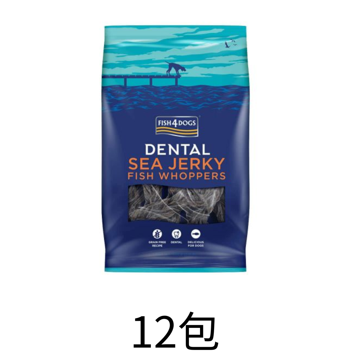 Fish4Dogs | 純魚皮薄片 100g - Lantau Pet