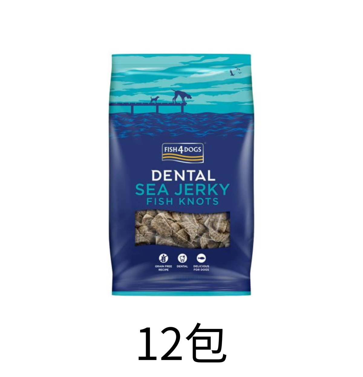 Fish4Dogs | 純魚皮結骨 100g - Lantau Pet