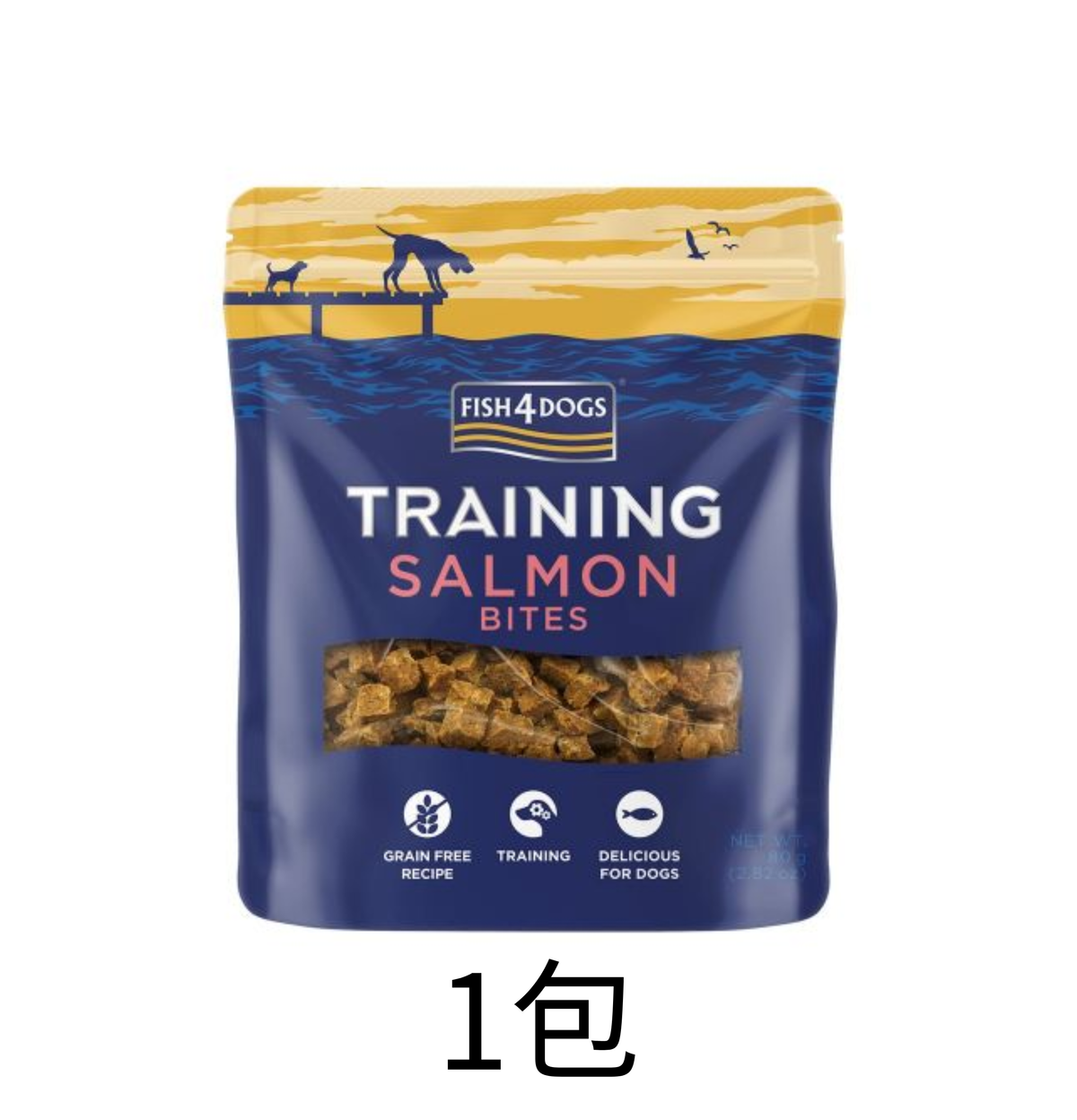 Fish4Dogs | 墨魚片 80g - Lantau Pet