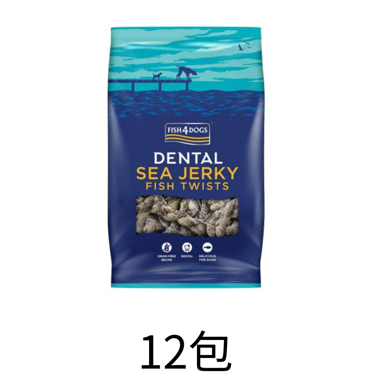 Fish4Dogs | 鱈魚皮扭扭條 100g - Lantau Pet