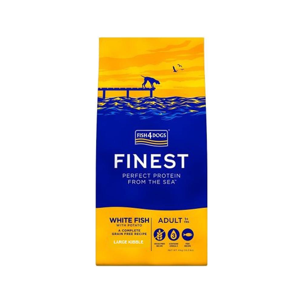 Fish4Dogs | Finest 深海魚無穀物低敏狗乾糧 - 大粒 12kg