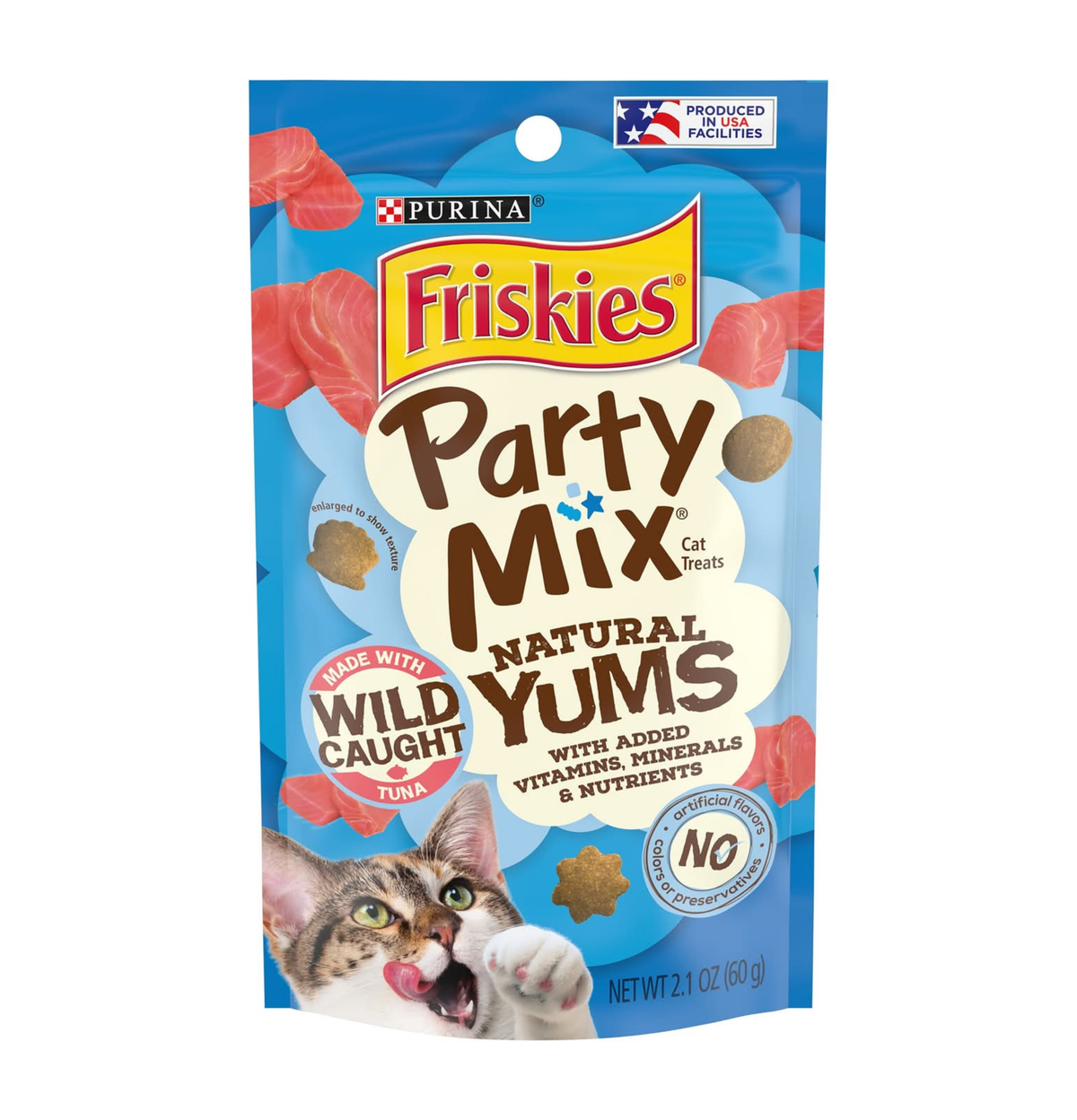 Friskies | Party Mix 天然貓小食 - 吞拿魚口味 2.1oz - 原箱10包