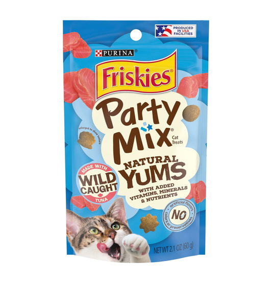 Friskies | Party Mix 天然貓小食 - 吞拿魚口味 2.1oz - 原箱10包