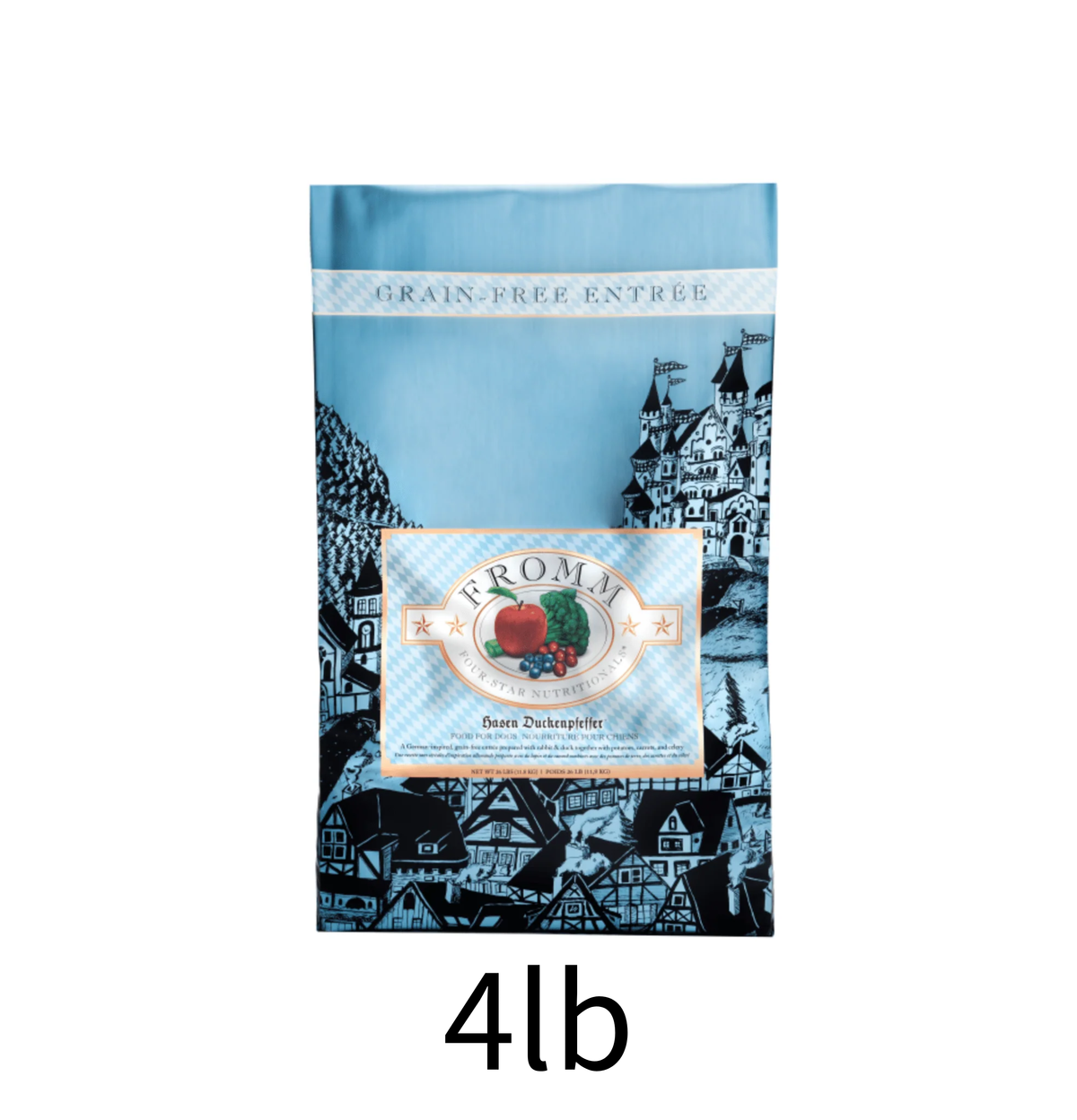 Fromm | 無穀物鴨肉+兔肉+蔬菜狗乾糧 4lb