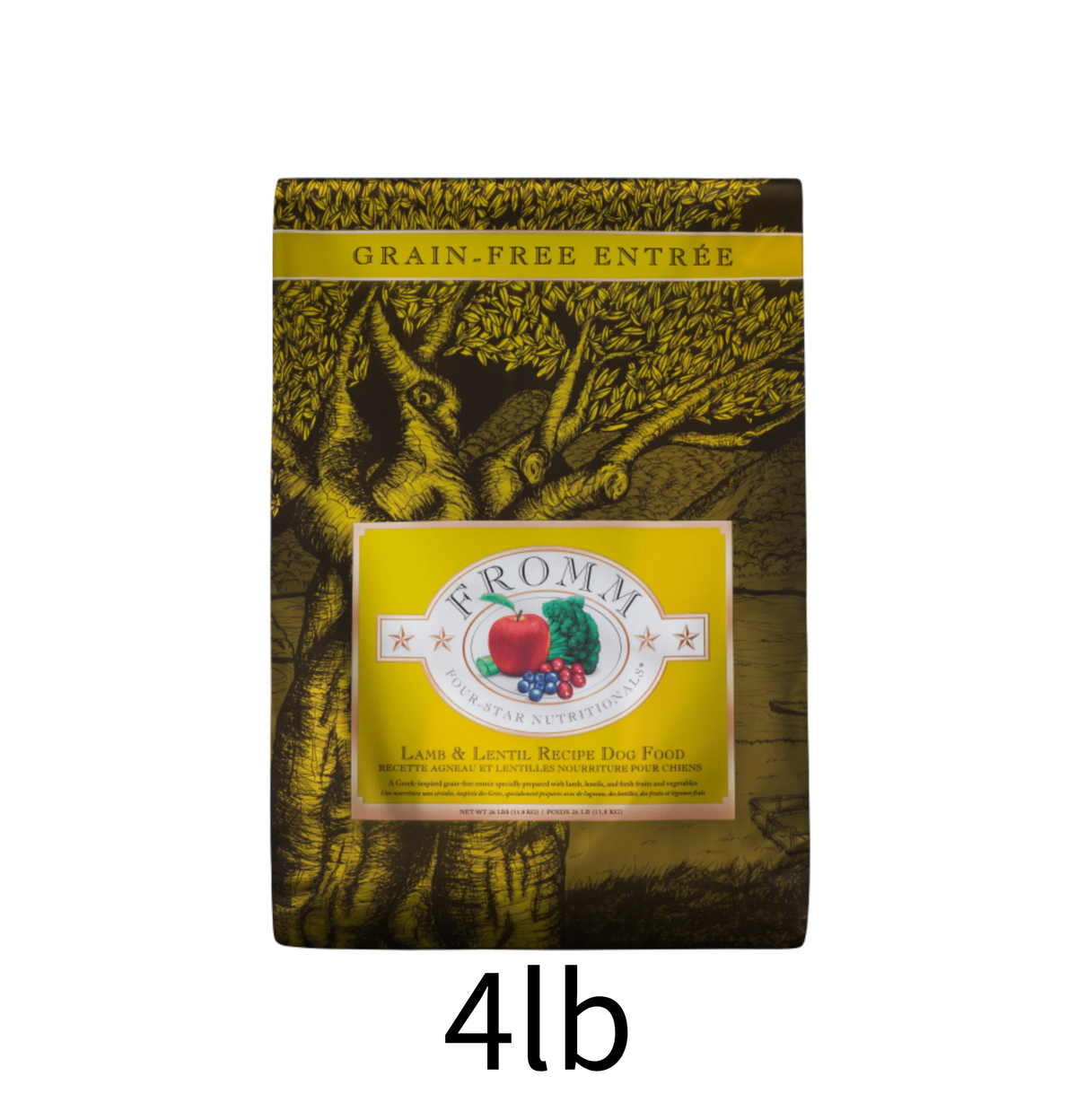 Fromm | 無穀物羊肉+蔬菜狗乾糧 4lb
