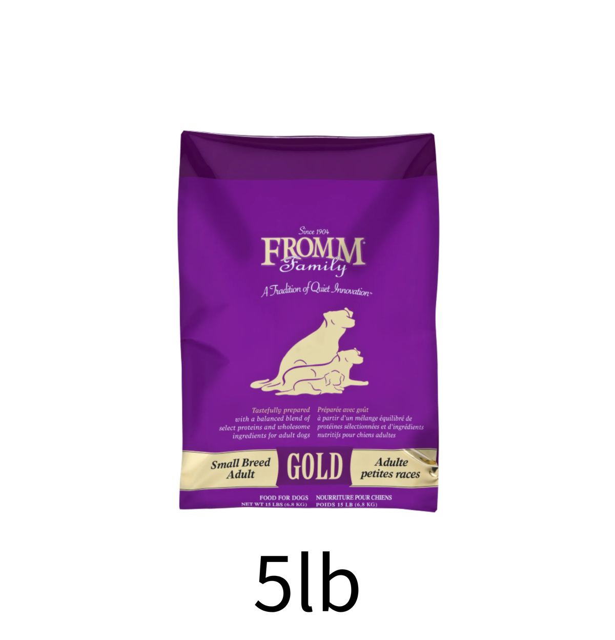 Fromm Gold | 雞+鴨+羊+魚小型狗乾糧 5lb