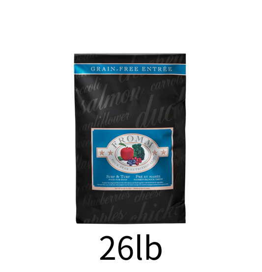 Fromm | 無穀物三文魚+雞肉+鴨肉狗乾糧 26lb