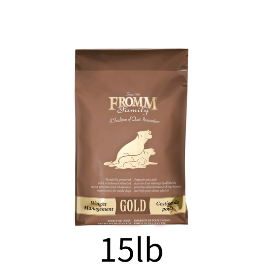 Fromm Gold | 雞+鴨+羊+魚低脂體重控制老犬糧 15lb