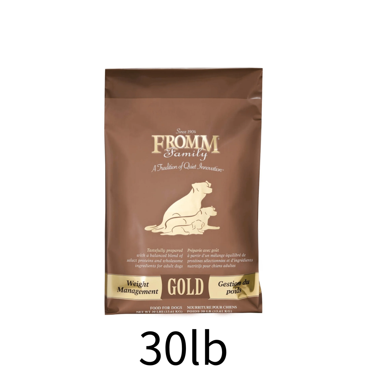 Fromm Gold | 雞+鴨+羊+魚低脂體重控制老犬糧 30lb