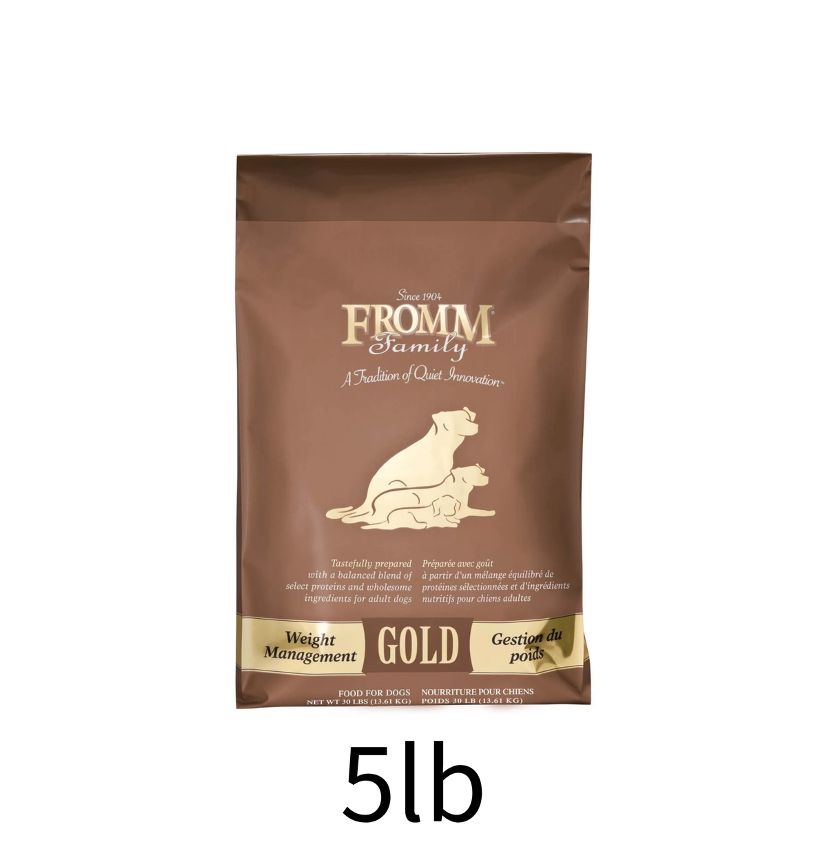 Fromm Gold | 雞+鴨+羊+魚低脂體重控制老犬糧 5lb