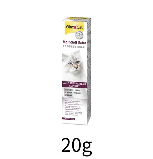 Gimcat | 貓用麥芽味加強版去毛球膏（貓食用）20g