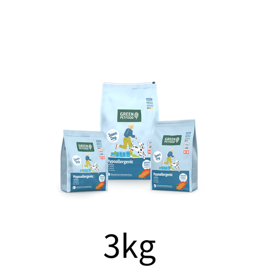 Green PetFood | InsectDog Hypoallergen 蟲製防皮膚過敏狗乾糧 3kg - Lantau Pet