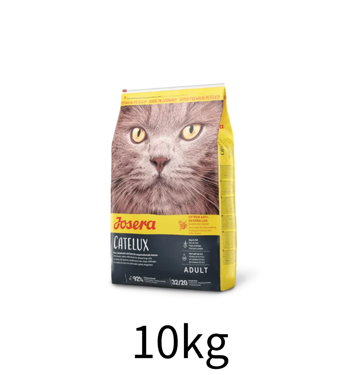 Josera | Catelux 防毛球成貓貓乾糧 10kg - Lantau Pet