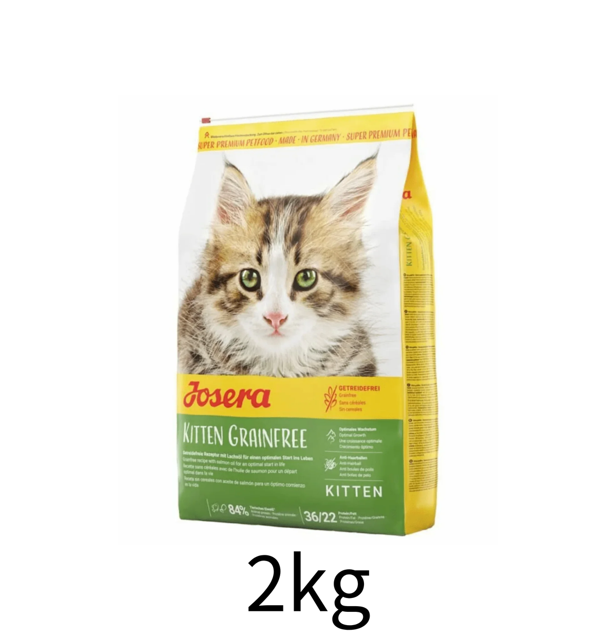 Josera | Kitten 無穀物幼貓糧（含三文魚油） 2kg - Lantau Pet