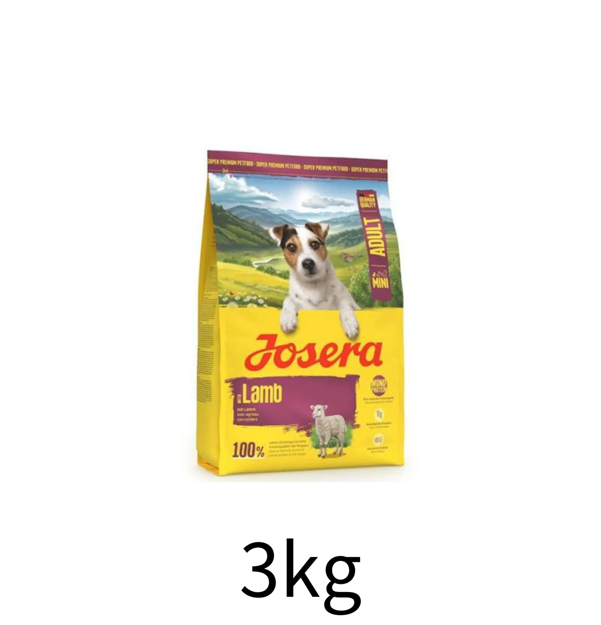 Josera | Mini Adult 雞肉成犬狗乾糧 (細粒) 3kg - Lantau Pet