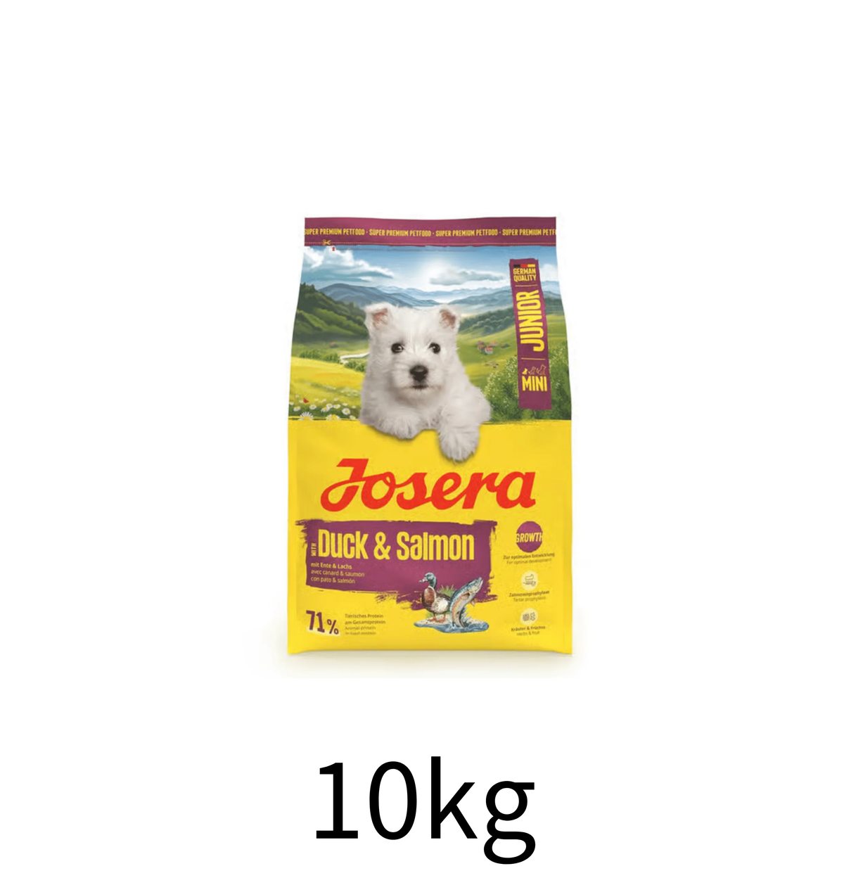 Josera | Mini Junior 鴨肉+三文魚 幼犬糧 (細粒) 10kg - Lantau Pet