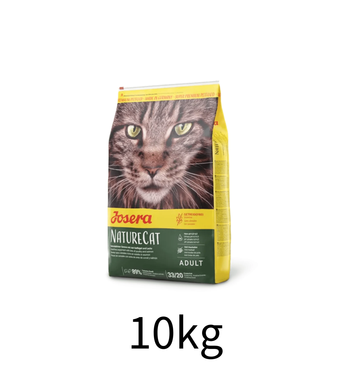 Josera | NatureCat 無穀物成貓貓乾糧 10kg - Lantau Pet