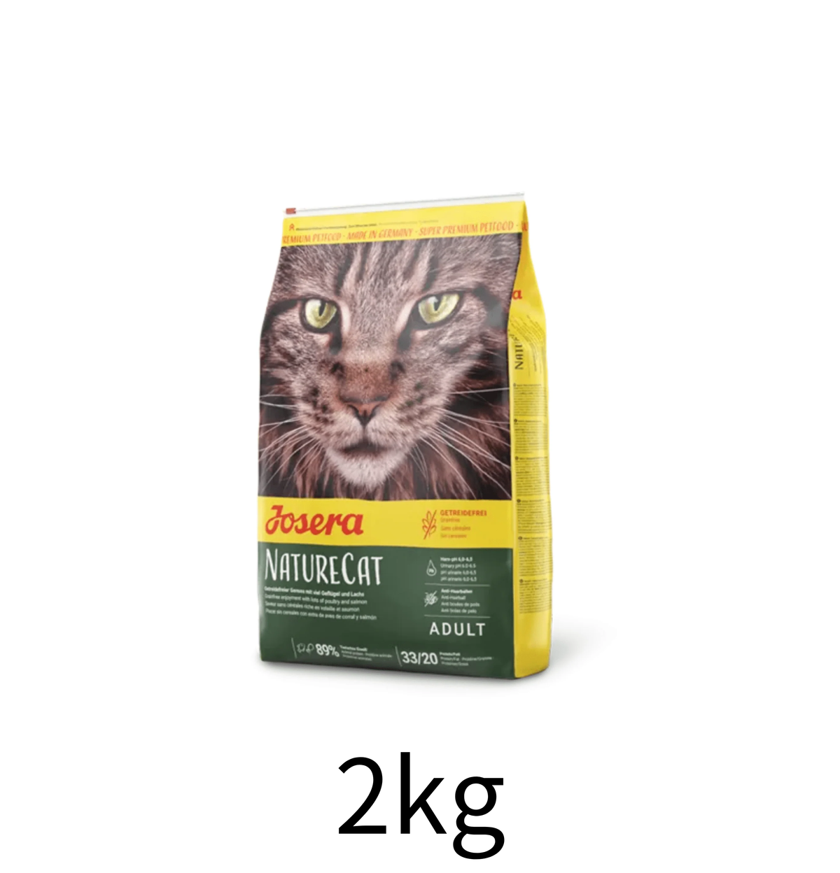 Josera | NatureCat 無穀物成貓貓乾糧 2kg - Lantau Pet