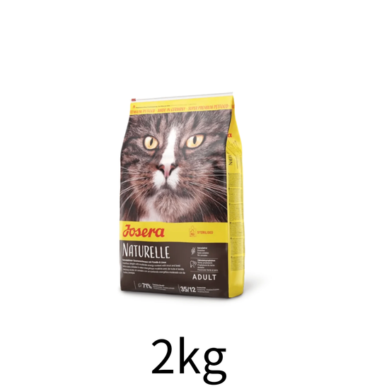 Josera | Naturelle 無穀物絕育/室内成貓貓乾糧 2kg - Lantau Pet
