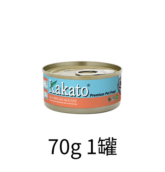 Kakato | 鯛魚貓狗慕絲罐頭 70g - Lantau Pet