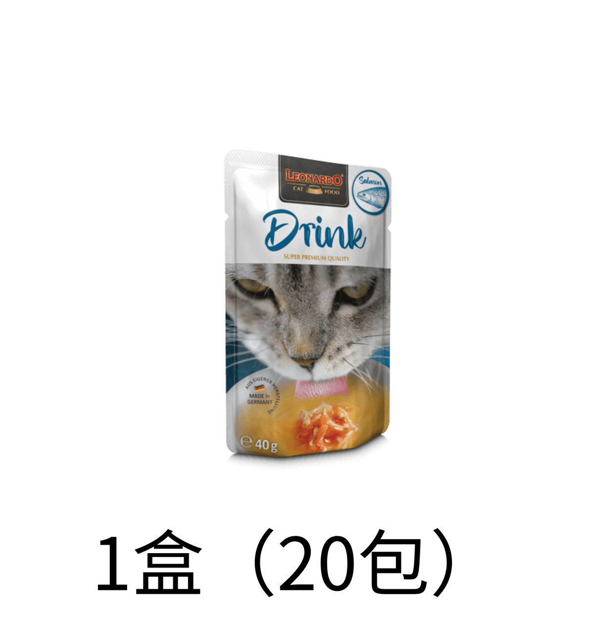 Leonardo & Belcando Cat Food | 貓濕糧湯包系列 Drinks - 三文魚配方 40g - Lantau Pet