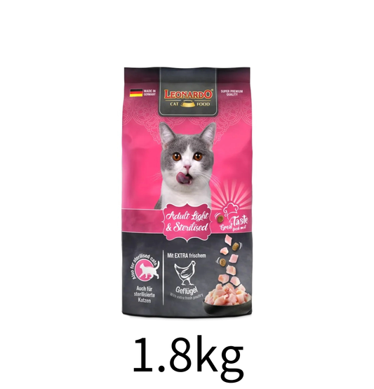Leonardo & Belcando Cat Food | 減脂成貓乾糧 - Lantau Pet