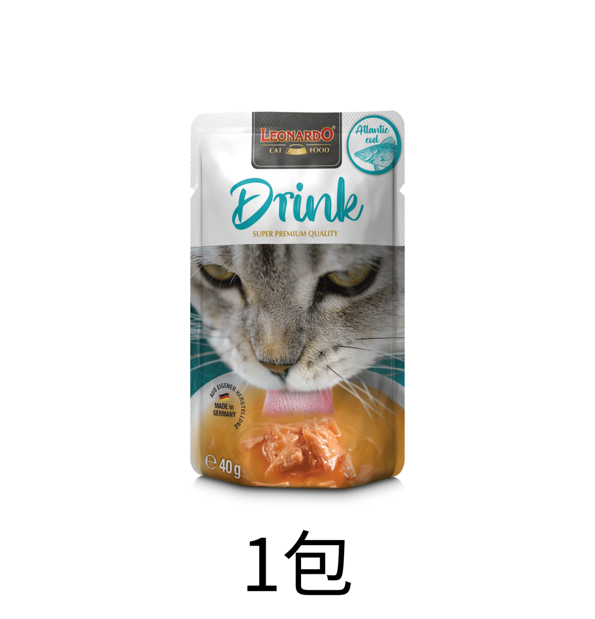 Leonardo & Belcando Cat Food | 貓濕糧湯包系列 Drinks - 鱈魚配方 40g - Lantau Pet