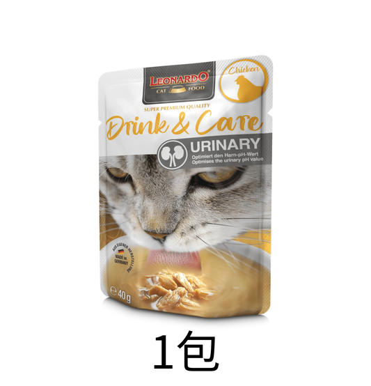 Leonardo & Belcando Cat Food | 貓濕糧湯包系列 Drinks - 雞肉配方(泌尿呵護) 40g - Lantau Pet