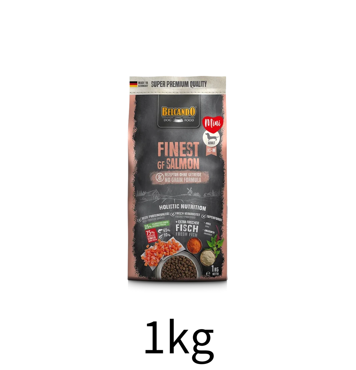 leonardo-belcando-dog-food-finest-gf-salmon-1kg - Lantau Pet