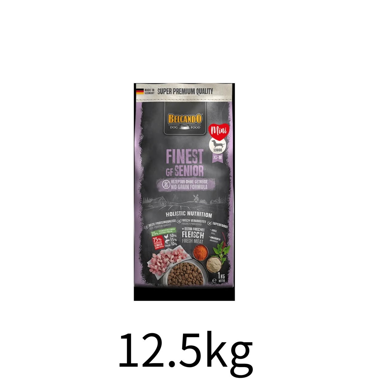 leonardo-belcando-dog-food-finest-gf-senior-12.5kg - Lantau Pet
