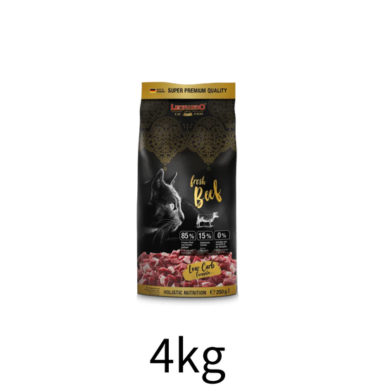 Leonardo & Belcando Cat Food | 無穀物85%鮮肉牛肉 + 家禽成貓貓乾糧 - Lantau Pet