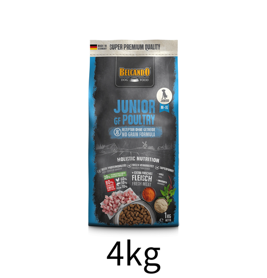 leonardo-belcando-dog-food-junior-gf-poultry-4kg - Lantau Pet